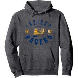 imageNBA Official Indiana Pacers Baseline Hunch Pullover HoodieDark Heather Grey