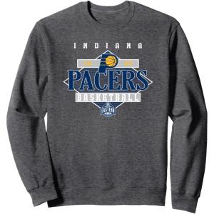 imageNBA Official Indiana Pacers Diamond Look SweatshirtDark Heather Grey