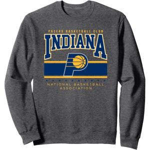 imageNBA Official Indiana Pacers Up Top SweatshirtDark Heather Grey