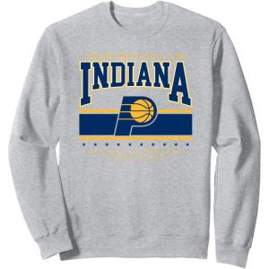 imageNBA Official Indiana Pacers Up Top SweatshirtHeather Grey