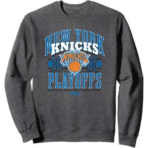 imageNBA Official New York Knicks 2025 Playoffs Showtime SweatshirtDark Heather Grey