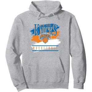 imageNBA Official New York Knicks Henna Pullover HoodieHeather Grey
