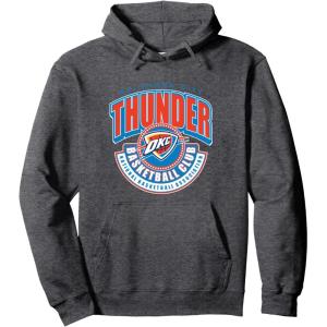 imageNBA Official Oklahoma City Thunder Hobby Pullover HoodieDark Heather Grey