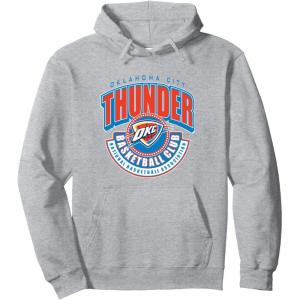 imageNBA Official Oklahoma City Thunder Hobby Pullover HoodieHeather Grey