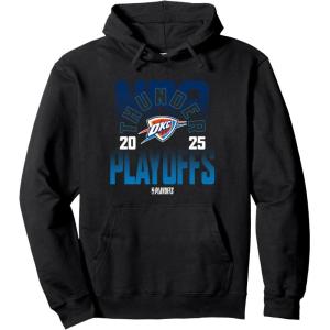 imageNBA Official Oklahoma City Thunder Playoffs 2025 Pullover HoodieBlack