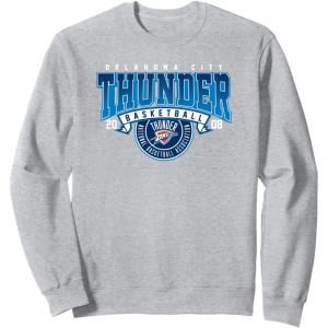 imageNBA Oklahoma City Thunder Coming At Ya SweatshirtHeather Grey