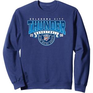 imageNBA Oklahoma City Thunder Coming At Ya SweatshirtNavy Blue
