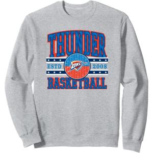 imageNBA Oklahoma City Thunder Courtside SweatshirtHeather Grey