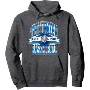 imageNBA Oklahoma City Thunder Gametime Pullover HoodieDark Heather Grey
