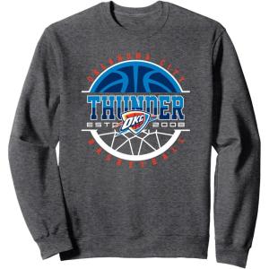 imageNBA Oklahoma City Thunder Pick and Roll SweatshirtDark Heather Grey