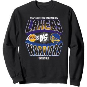 imageNBA Rivals Los Angeles Lakers VS Golden State Warriors SweatshirtBlack
