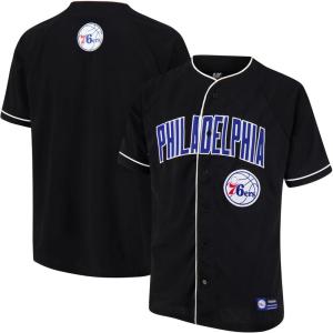 imageUltra Game Mens Mesh Button Down Baseball Jersey Tee ShirtBlack 23