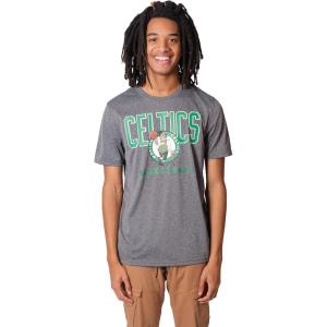 imageUltra Game Mens NBA Official Arched Plexi Short Sleeve Tee ShirtHeather Gray