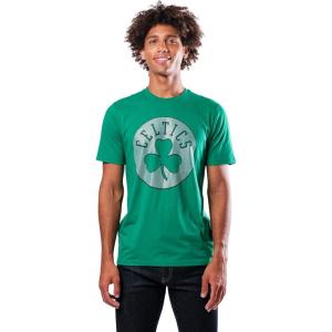 imageUltra Game Mens NBA Official Brushed Reflective Logo Tee ShirtKelly Green