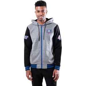 imageUltra Game Mens NBA Official Full Zip Fleece Hoodie Letterman Varsity JacketTeam Color