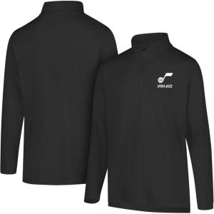 imageUltra Game Mens NBA Official Quarter Zip Long Sleeve Pullover TShirtTeam Color 2