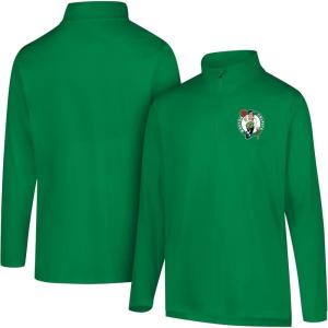 imageUltra Game Mens NBA Official Quarter Zip Long Sleeve Pullover TShirtTeam Color