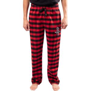 imageUltra Game Mens NBA Official Sleepwear Super Soft Flannel Pajama Loungewear PantsHouston Rockets