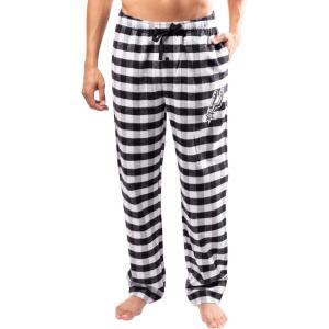 imageUltra Game Mens NBA Official Sleepwear Super Soft Flannel Pajama Loungewear PantsSan Antonio Spurs