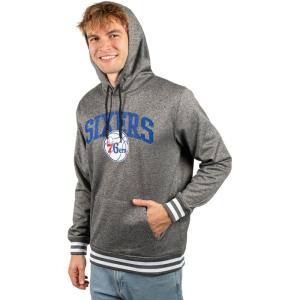 imageUltra Game Mens NBA Official Soft Fleece Hoodie Pullover SweatshirtHeather Charcoal
