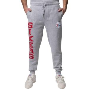imageUltra Game Mens NBA Official Super Soft Team Jogger SweatpantsHeather Gray