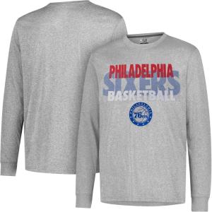 imageUltra Game NBA Adult Men TShirt Supreme Long Sleeve Pullover Tee Shirt GrayGray