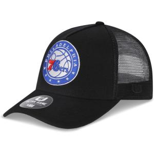 imageUltra Game NBA Boys 820 Snap Back All Around The World Trucker Baseball Cap HatBlack