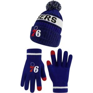 imageUltra Game NBA Boys Girls Super Soft Winter Beanie Knit Hat With Extra Warm Touch Screen GlovesTeam Color