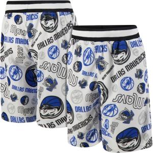 imageUltra Game NBA Boys NBA Official AllOver Print Basketball ShortsWhite