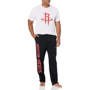imageUltra Game NBA Mens 2 Piece Super Soft TShirt ampamp Lounge Pants SetHouston Rockets