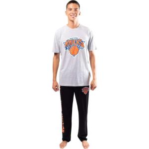 imageUltra Game NBA Mens 2 Piece Super Soft TShirt ampamp Lounge Pants SetNew York Knicks