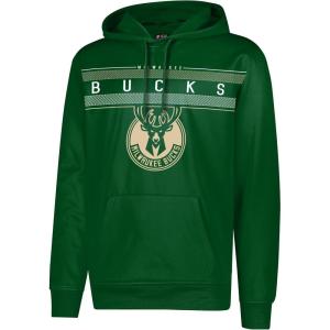imageUltra Game NBA Official Mens Super Soft Midtown Hoodie Pullover Sweatshirt  Unisex Milwaukee Bucks Team Color Large