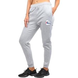 imageUltra Game NBA Womens Jogger Pants Active Logo Fleece SweatpantsHeather Gray 19