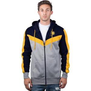 imageUltra Game NBA mens Ultra Game Nba Mens Contrast Back Cut Full Zip Hoodie SweatshirtNavy