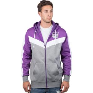 imageUltra Game NBA mens Ultra Game Nba Mens Contrast Back Cut Full Zip Hoodie SweatshirtViolet