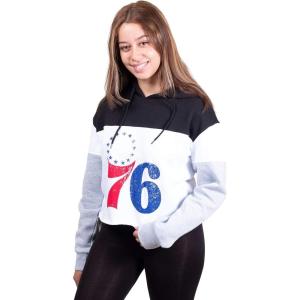 imageUltra Game NBA womens Soft Fleece Crop Top Pullover Hoodie WomensBlack