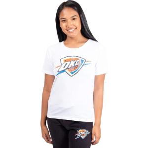imageUltra Game Womens NBA Official Soft Vintage Distressed Graphics TShirtOklahoma City Thunder