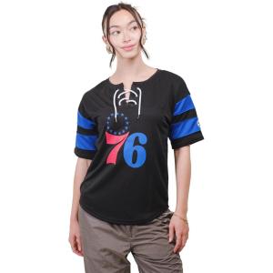 imageUltra Game Womens NBA Official Super Soft Mesh Laceup Jersey ShirtBlack