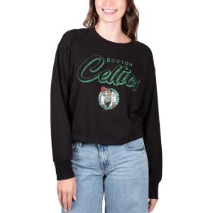 imageUltra Game Womens NBA Official SuperSoft Crop Top ShirtBlack
