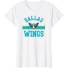 imageDallas Wings WNBA Downtown TShirt  Black Small Classic Fit Short Sleeve Crew Neck UnisexYouth Cotton Blend Sports Fans AdultsWhite