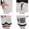 imageNBA Mens Active Knit Basketball Training ShortsBlack