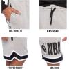 imageNBA Mens Active Knit Basketball Training ShortsHeather Grey