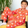 imageUltra Game Boys NCAA Official Sleepwear Soft Shirt ampamp Flannel Loungewear Pajama SetCardinal Red