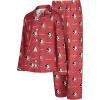 imageUltra Game Boys NCAA Official Sleepwear Soft Shirt ampamp Flannel Loungewear Pajama SetTeam Color