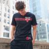 imageUltra Game Mens Game Time Soft Mesh Short Sleeve VNeck Tee ShirtBlack 23