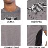 imageUltra Game Mens NBA Official Super Soft Active TShirtHeather Charcoal