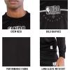 imageUltra Game Mens NBA Official SuperSoft Active Long Sleeve TShirtBlack