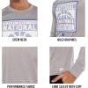 imageUltra Game Mens NBA Official SuperSoft Active Long Sleeve TShirtHeather Grey