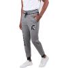 imageUltra Game Mens NCAA Official Black Marl Fleece Jogger SweatpantsBlack Marl
