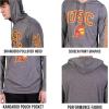 imageUltra Game Mens NCAA Official Casual Comfortable SportyCharcoal Heather